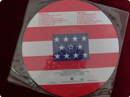 Bruce Springsteen Born In The Usa   Pict Disc Cbs / Cbs 1186304 1984