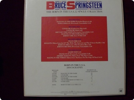 Bruce Springsteen The Born In The U.s.a. 12