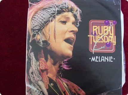 Melanie Ruby Tuesday   White Label/test Pressing  Food For Thought Records ‎– 12 Yum 117  1989