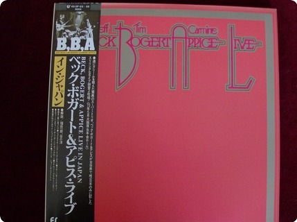 Beck, Bogert & Appice Beck, Bogert & Appice   Live Epic / 40 3p 55 6 1979