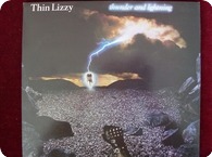 Thin Lizzy Clash Thunder And Lightning LP 12 Santinista 3LP Set Vertigo VERL3 FSLN 1 1983
