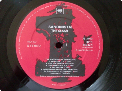 Thin Lizzy + Clash Thunder And Lightning ( Lp + 12 ) + Santinista! (3lp Set) Vertigo / Verl3 , Fsln   1 1983