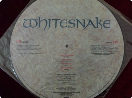 Whitesnake 1987   Picture Disc  Emi ‎– Emc P 3528  1987
