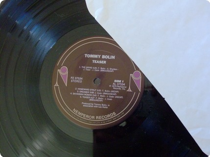 Tommy Bolin Teaser Nemperor Records /pz 37534 1982