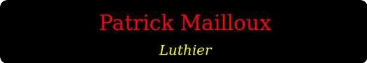 Patrick Mailloux Luthier